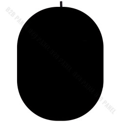GlareOne Blenda Tło 2 w 1 czarno biała, 150 x 200 cm