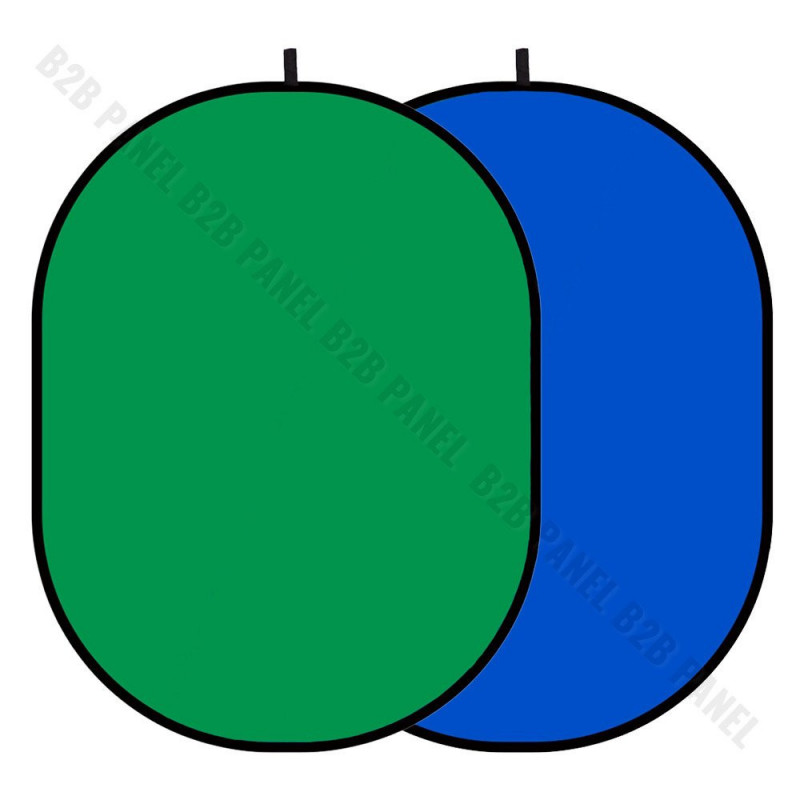 GlareOne Reflector Background 2in1 Green Blue, 150 x 200 cm