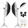 GlareOne Zestaw Oświetlenia Ciągłego SUNNY SILVER-2x1250
