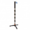 Monopod 3 Legged Thing Alan 5-sekcji, włókna węglowe, udźwig 60 kg z podstawką Docz