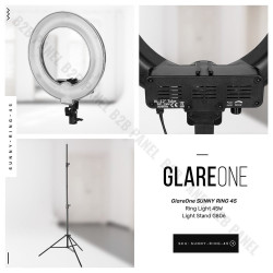 GlareOne Zestaw oświetlenie ciągłego SUNNY RING-45
