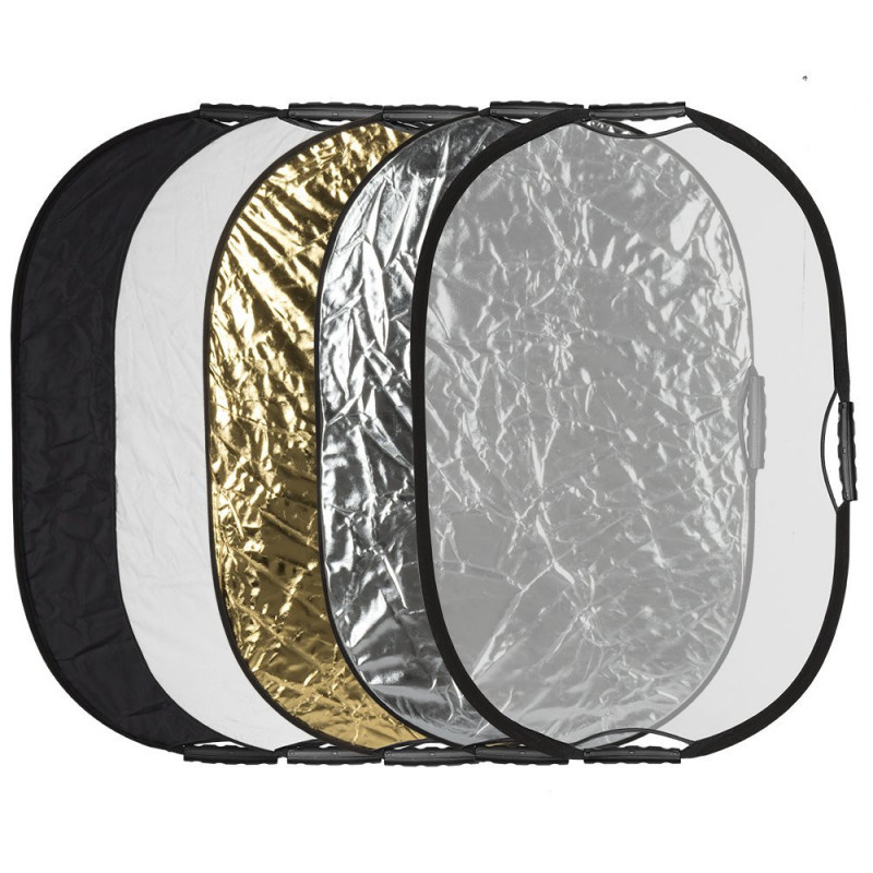 GlareOne Reflector 5in1, 90x120cm, With Handle