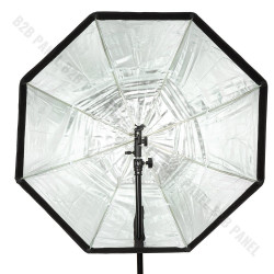 Softbox oktagonalny GlareOne Parasolkowy 80 cm z dyfozorem do lamp reporterskich