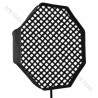 Softbox oktagonalny GlareOne Parasolkowy 80 cm z dyfozorem oraz gridem do lamp reporterskich