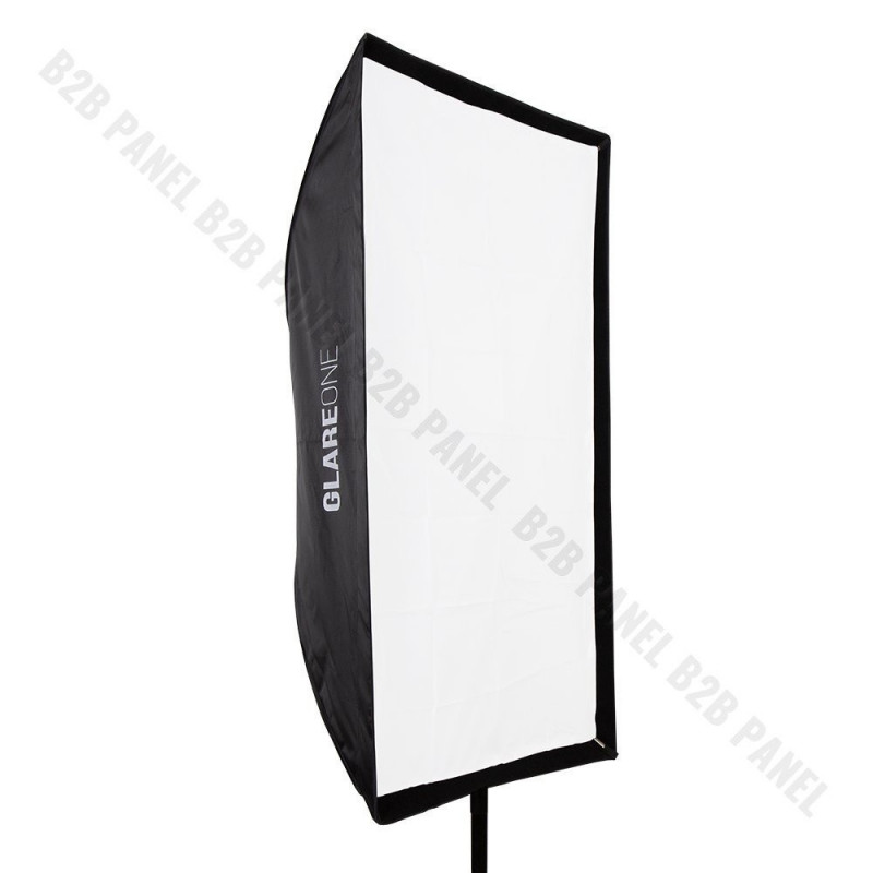 Rectangular Softbox GlareOne Umbrella 80x120 cm, with diffuser for reporter lights