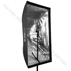 Rectangular Softbox GlareOne Umbrella 80x120 cm, with diffuser for reporter lights