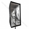 Softbox prostokątny GlareOne Parasolkowy 80x120 cm z dyfozorem oraz gridem do lamp reporterskich