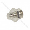 GlareOne Two Side Screw Mini, Male 1/4" - Male 3/8"