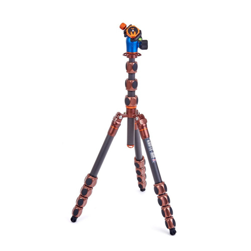 Statyw 3 Legged Thing Albert 2.0 Bronze, włókna węglowe, 5-sekcji, udźwig 30kg, głowica Pro Lever
