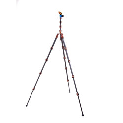 Statyw 3 Legged Thing Albert 2.0 Bronze, włókna węglowe, 5-sekcji, udźwig 30kg, głowica Pro Lever