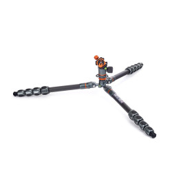 Statyw 3 Legged Thing Albert 2.0 Gray, włókna węglowe, 5-sekcji, udźwig 30kg, głowica Pro Lever