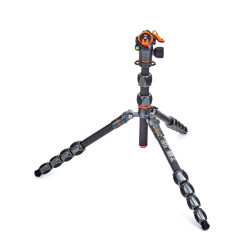 Statyw 3 Legged Thing Leo 2.0 Gray, włókna węglowe, 5-sekcji, udźwig 30kg, głowica Pro Lever