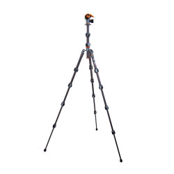 Statyw 3 Legged Thing Leo 2.0 Gray, włókna węglowe, 5-sekcji, udźwig 30kg, głowica Pro Lever