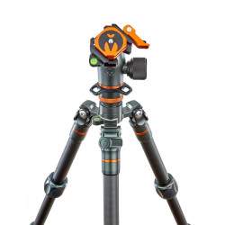 Statyw 3 Legged Thing Leo 2.0 Gray, włókna węglowe, 5-sekcji, udźwig 30kg, głowica Pro Lever