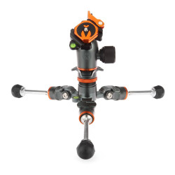 Statyw 3 Legged Thing Leo 2.0 Gray, włókna węglowe, 5-sekcji, udźwig 30kg, głowica Pro Lever
