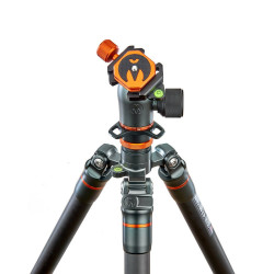 Statyw 3 Legged Thing Winston 2.0 Gray, włókna węglowe, 3-sekcji, udźwig 40kg, głowica Pro Lever