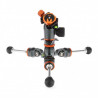 Statyw 3 Legged Thing Winston 2.0 Gray, włókna węglowe, 3-sekcji, udźwig 40kg, głowica Pro Lever