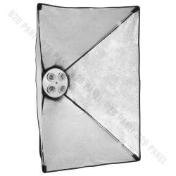 GlareOne Softbox światła ciągłego, 50x70cm, na 4 świetlówki