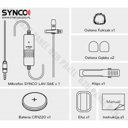 Synco S6E mikrofon krawatowy