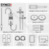 Synco S6D mikrofon krawatowy podwójny