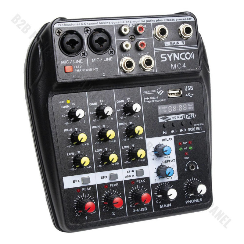Synco MC4 mikser audio 4 kanałowy