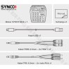 Synco MC4 mikser audio 4 kanałowy