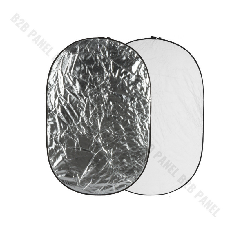 GlareOne Blenda 2w1 srebrno biała, 60x90cm