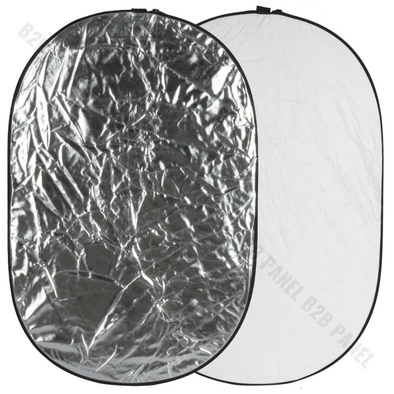 GlareOne Blenda 2w1 srebrno biała, 92x122cm