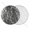 GlareOne Reflector 2in1 Silver White, 110cm