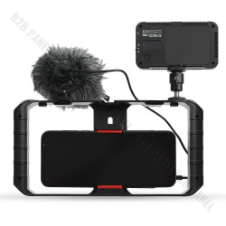 Synco Vlogger Kit 1 zestaw mikrofon M1S, lampa LED BI, uchwyt RIG, statyw