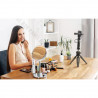 Synco Vlogger Kit 2 zestaw mikrofon M1S, lampa LED, uchwyt MOBILE, statyw