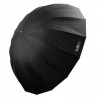 GlareOne Głęboki parasol 135 cm srebrny Orb 135 Silver