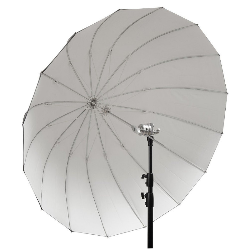 GlareOne Głęboki parasol 135 cm biały Orb 135 White