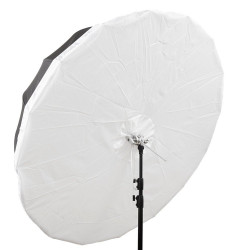 GlareOne Głęboki parasol 160 cm srebrny Orb 160 Silver