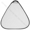 GlareOne Reflector Triangle 2in1 Silver White, 60cm