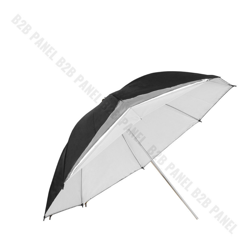 GlareOne Parasolka srebrna z dyfuzorem 83 cm