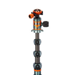Statyw 3 Legged Thing Bucky Grey, włókna węglowe, 5-sekcji, udźwig 30kg, głowica Airhed VU