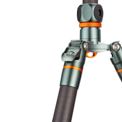 Statyw 3 Legged Thing Bucky Grey, włókna węglowe, 5-sekcji, udźwig 30kg, głowica Airhed VU