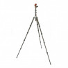Statyw 3 Legged Thing Bucky Grey, włókna węglowe, 5-sekcji, udźwig 30kg, głowica Airhed VU