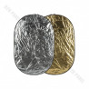 GlareOne Reflector 2in1 Silver Gold, 60x90cm