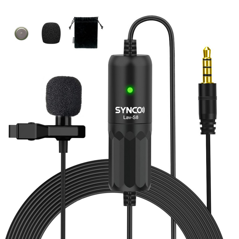 Synco S8 mikrofon krawatowy - mini-jack 3,5 mm