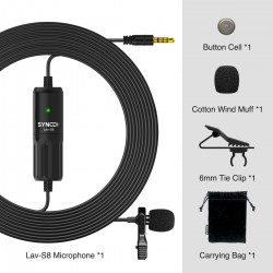 Synco S8 mikrofon krawatowy - mini-jack 3,5 mm