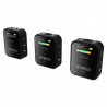 Synco G2 A2 bezprzewodowy system mikrofonowy z ekranem 2,4 GHz - 2 odbiorniki
