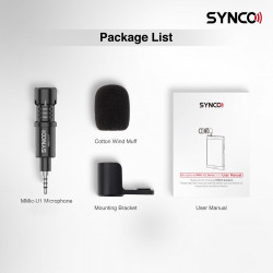 Synco U1P mikrofon kardioidalny do smartfonów - tabletów - złącze TRRS 3.5mm