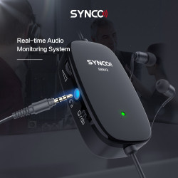 Synco S6M2 mikrofon krawatowy z odsłuchem i filtrem LowCut