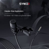 Synco S6M2 mikrofon krawatowy z odsłuchem i filtrem LowCut