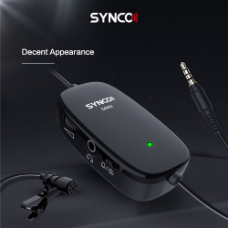 Synco S6M2 mikrofon krawatowy z odsłuchem i filtrem LowCut