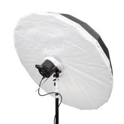 GlareOne Głęboki parasol 110 cm biały Orb 110 White