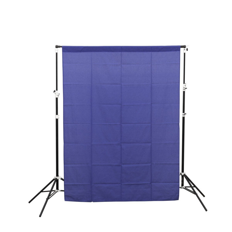 GlareOne Niebieskie tło materiałowe Blue Screen Backdrop 1.5x2.1