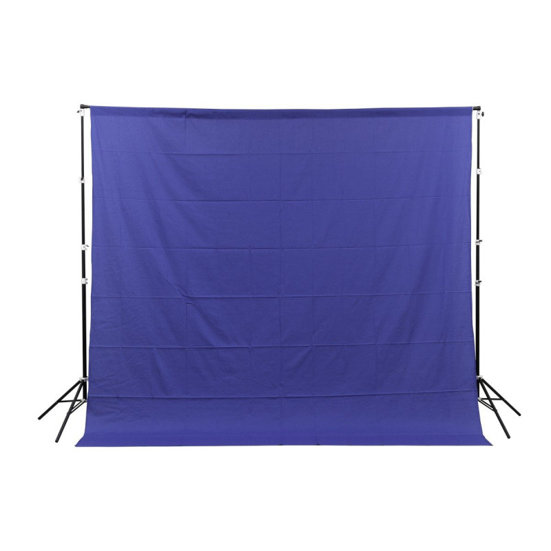 GlareOne Niebieskie tło materiałowe Blue Screen Backdrop 3x3